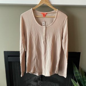 NWT Joe Fresh Waffle Henley